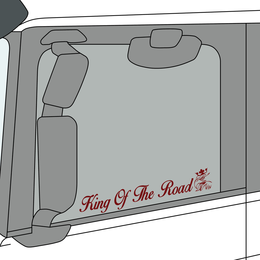 King Of The Road Side Window Stickers