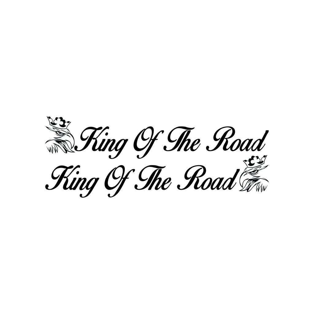 King Of The Road Side Window Stickers