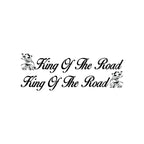 King Of The Road Side Window Stickers