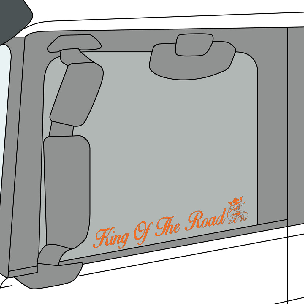 King Of The Road Side Window Stickers