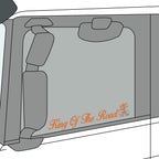 King Of The Road Side Window Stickers