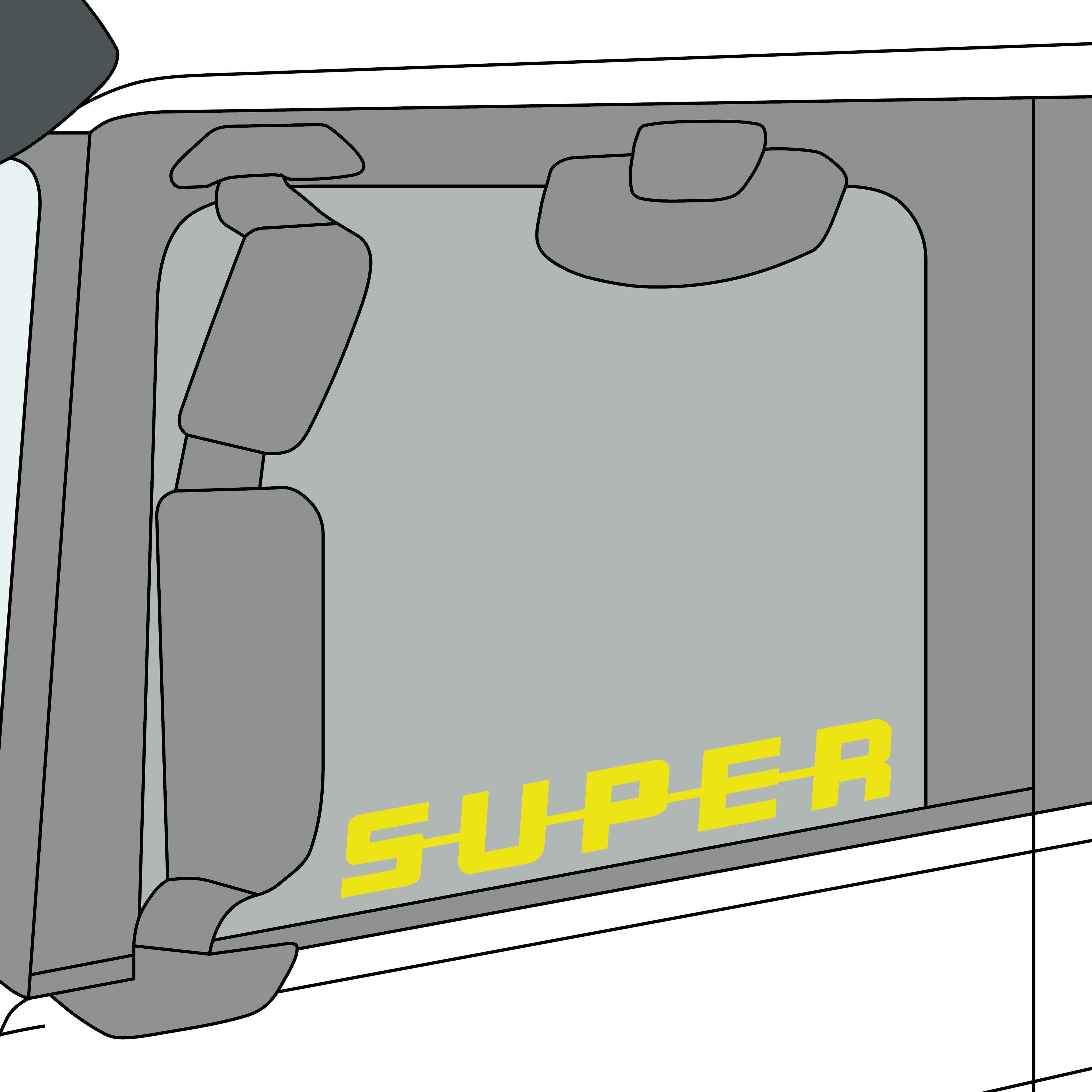 SUPER Side Window Stickers