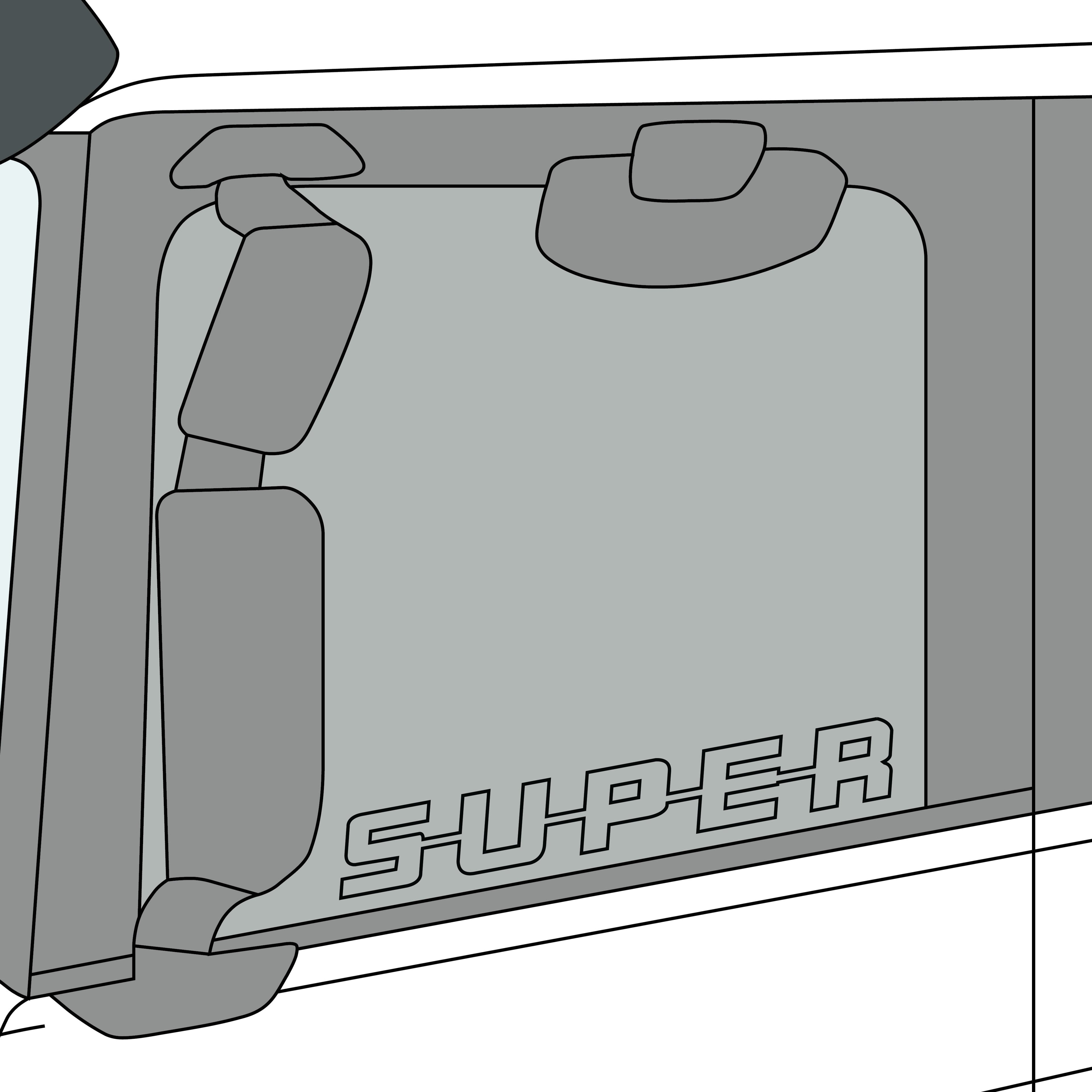 SUPER Side Window Stickers