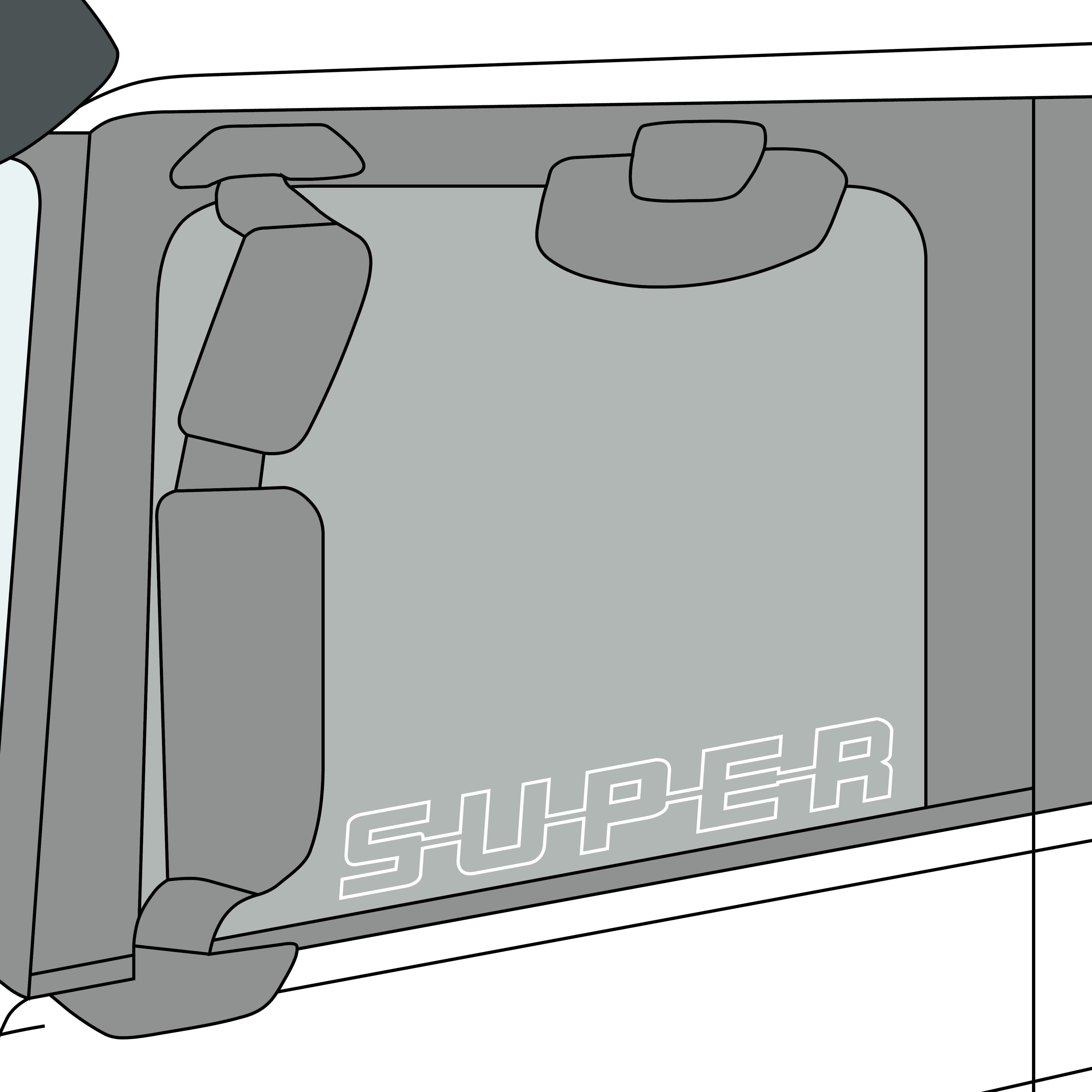 SUPER Side Window Stickers